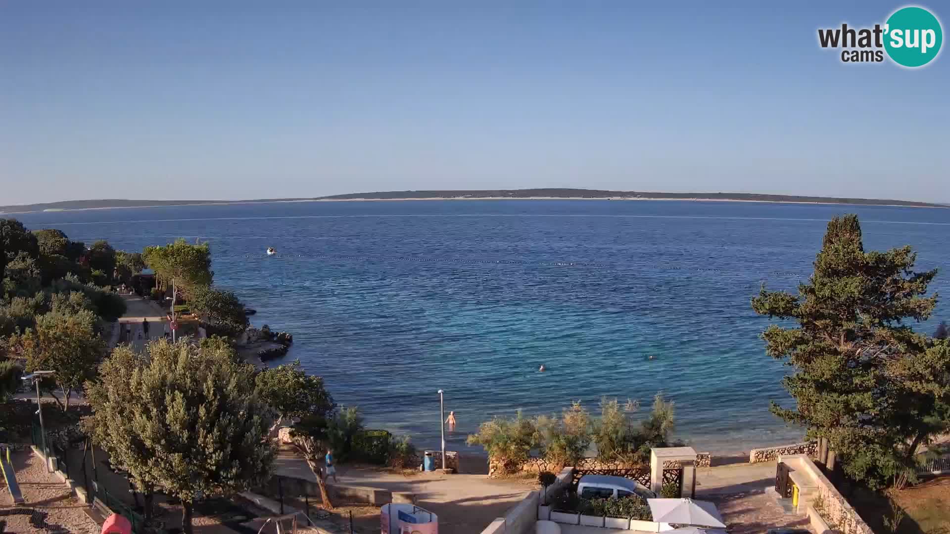 Webcam Playa Male Mandre en directo – Isla de Pag