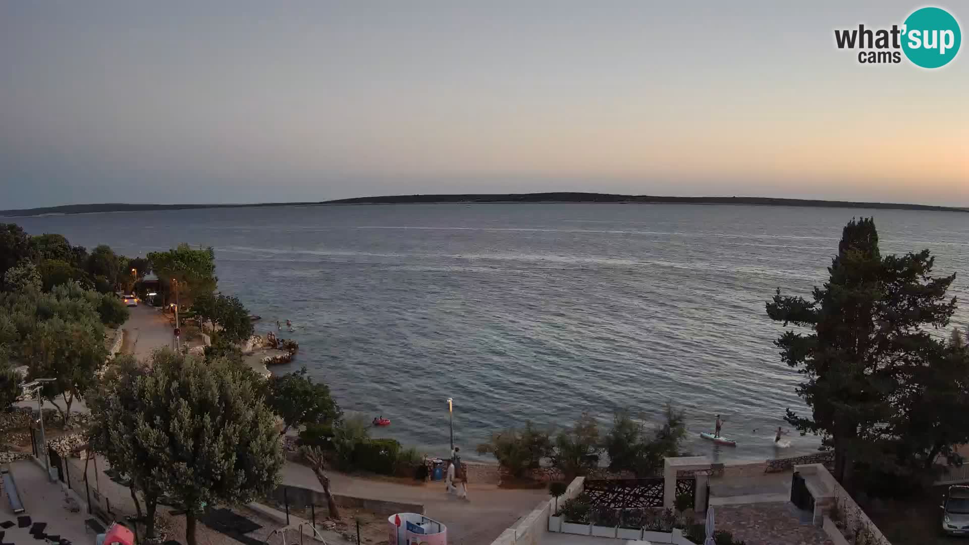 Webcam Plaža Male Mandre – Live View from Pag Island