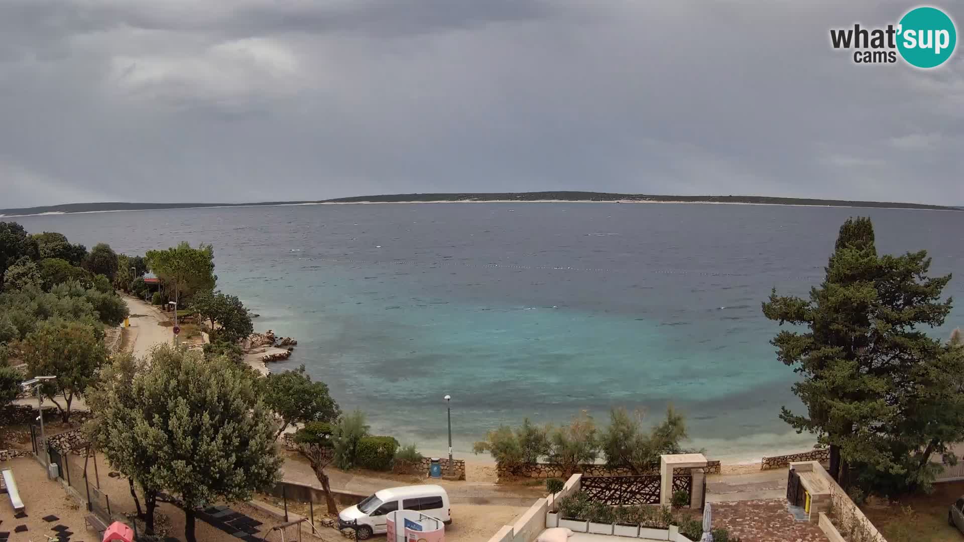 Webcam Plaža Male Mandre – Live View from Pag Island