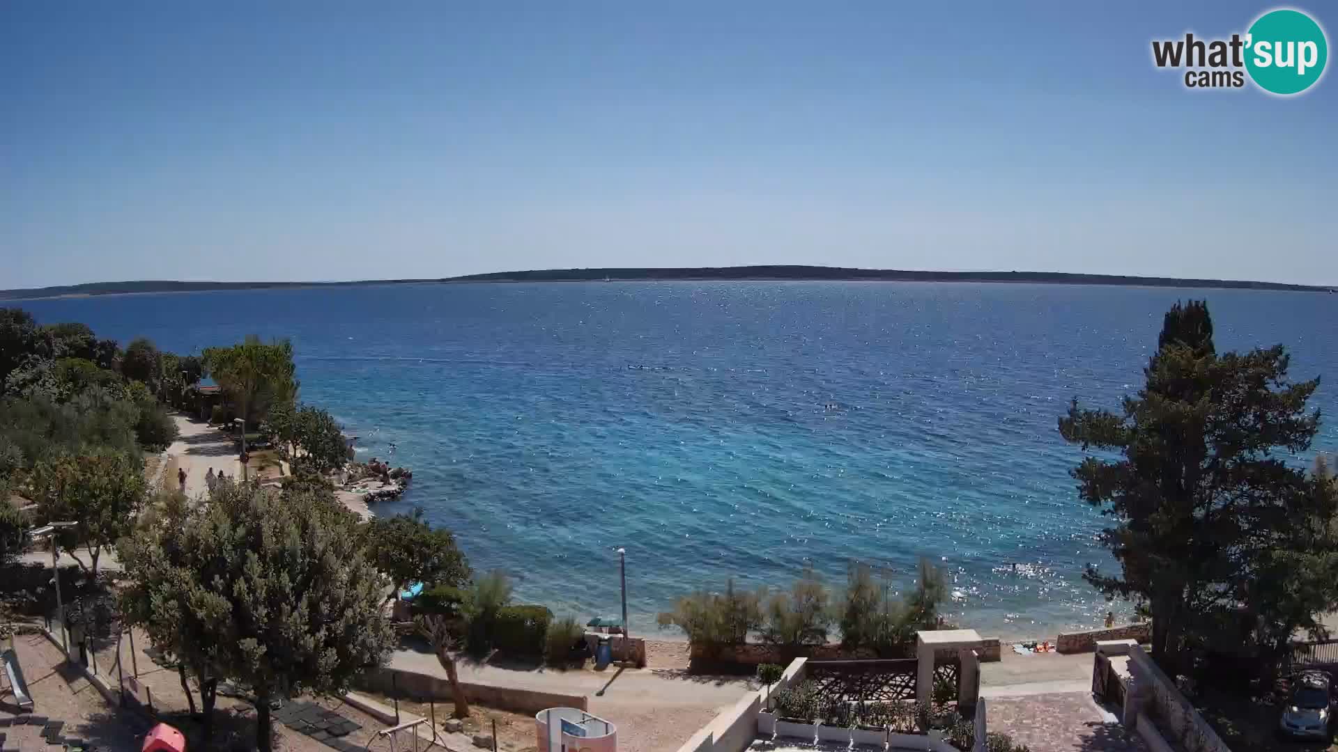 Webcam Playa Male Mandre en directo – Isla de Pag