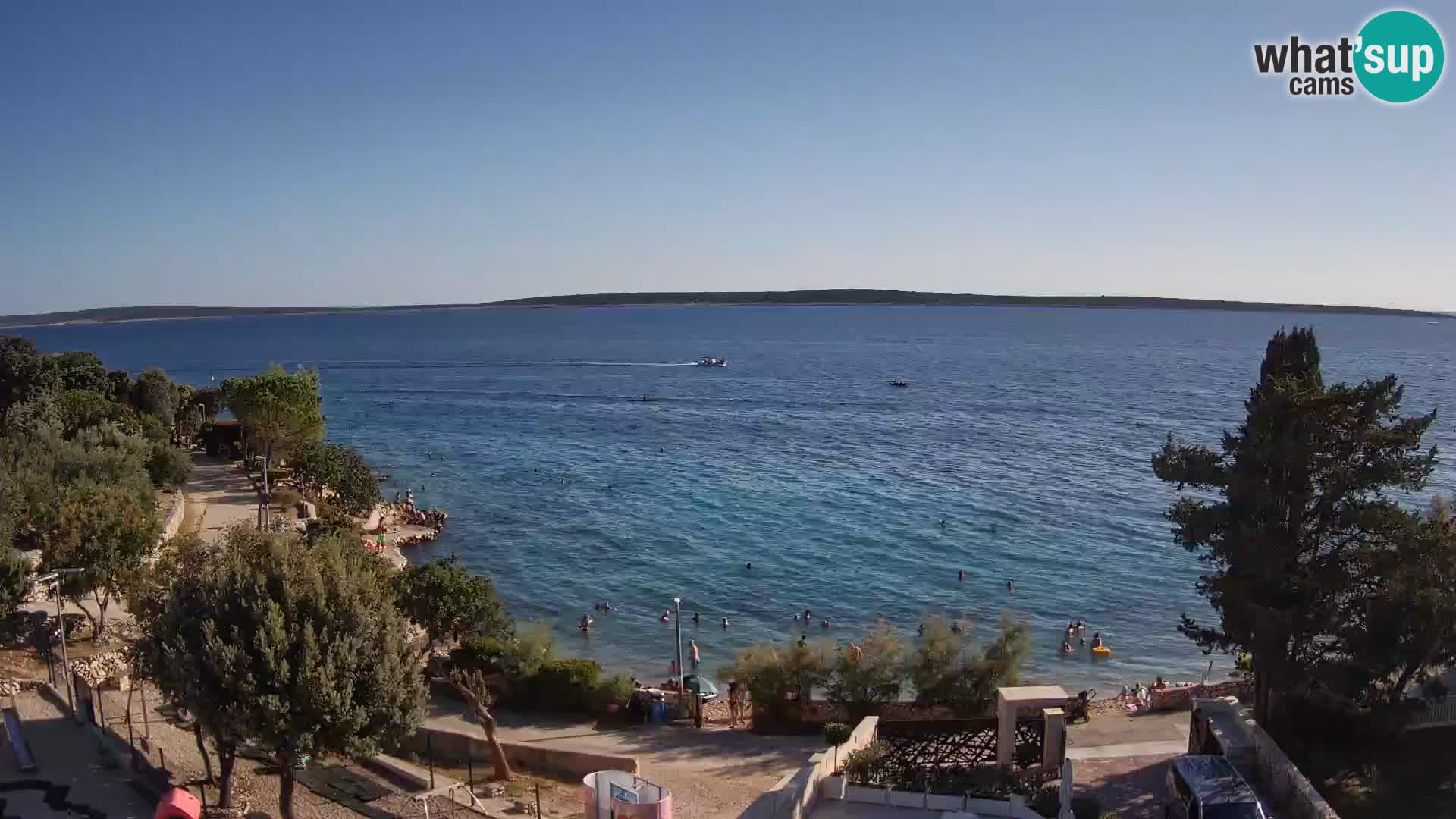 Webcam Playa Male Mandre en directo – Isla de Pag
