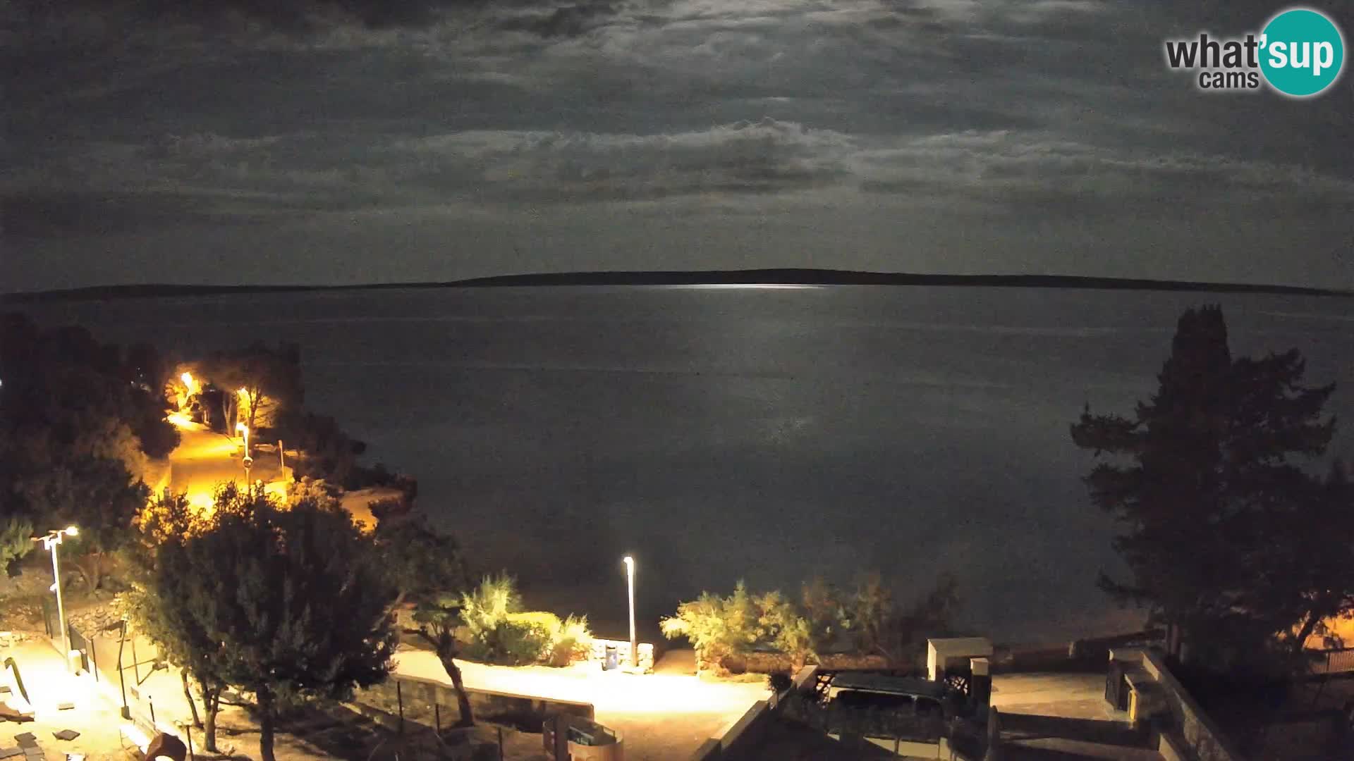 Webcam Plaža Male Mandre – Live View from Pag Island