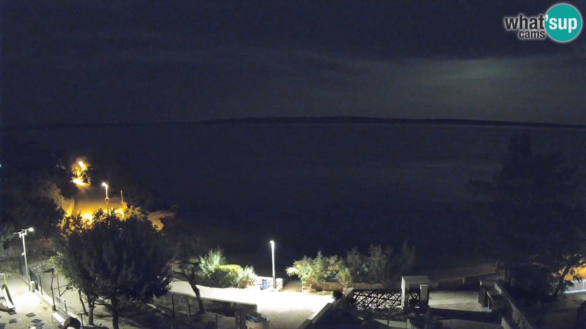 Webcam Plaža Male Mandre – Live View from Pag Island