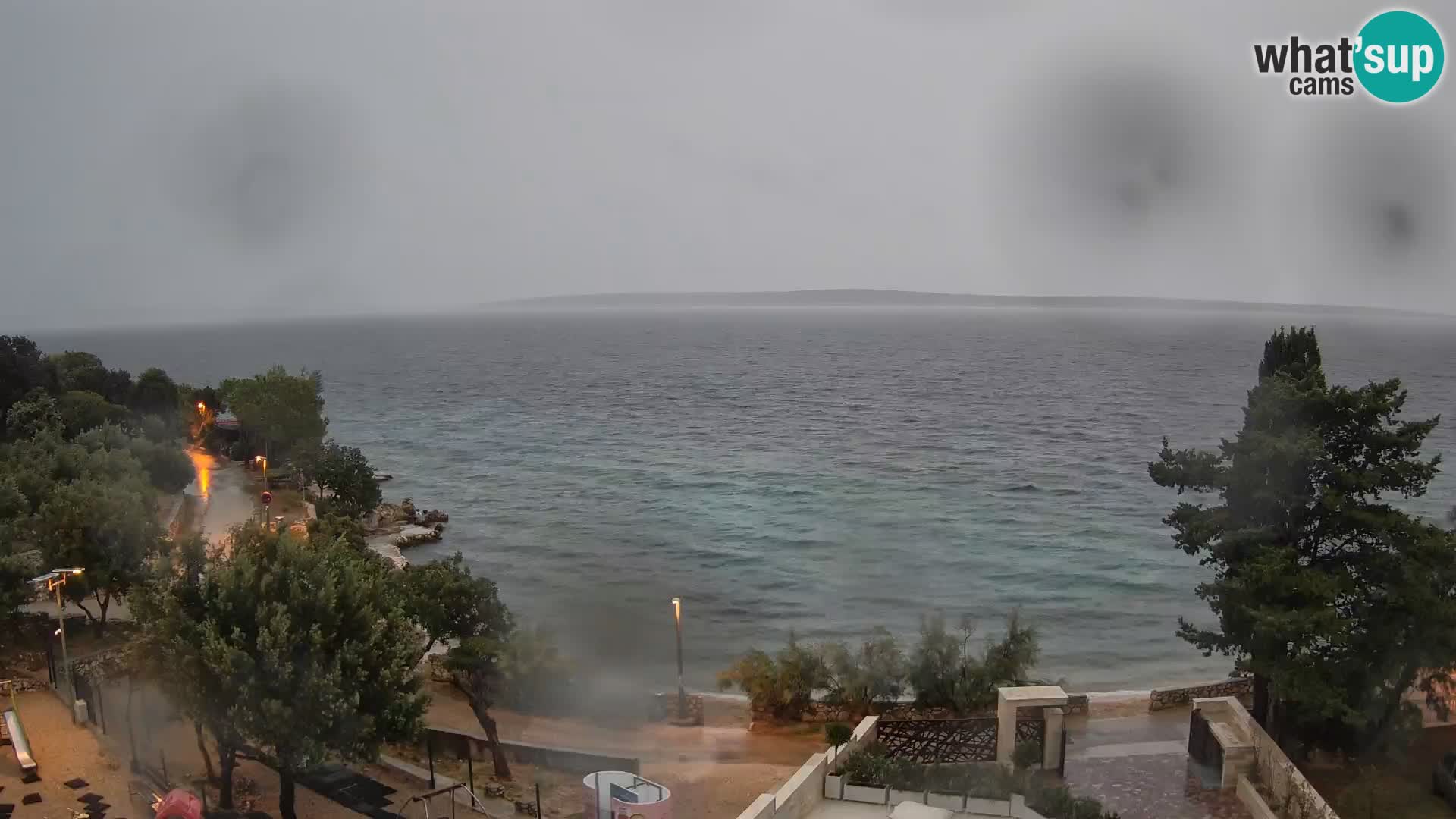 Webcam Plaža Male Mandre – Diretta dalla spiaggia sull’isola di Pag