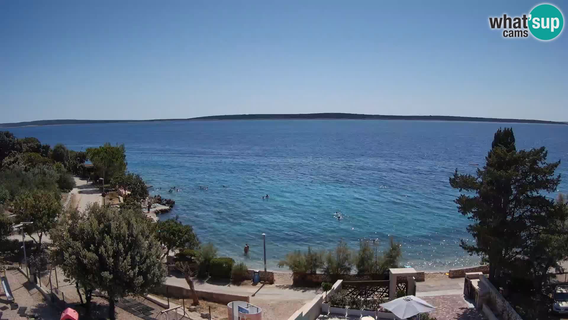 Webcam Playa Male Mandre en directo – Isla de Pag
