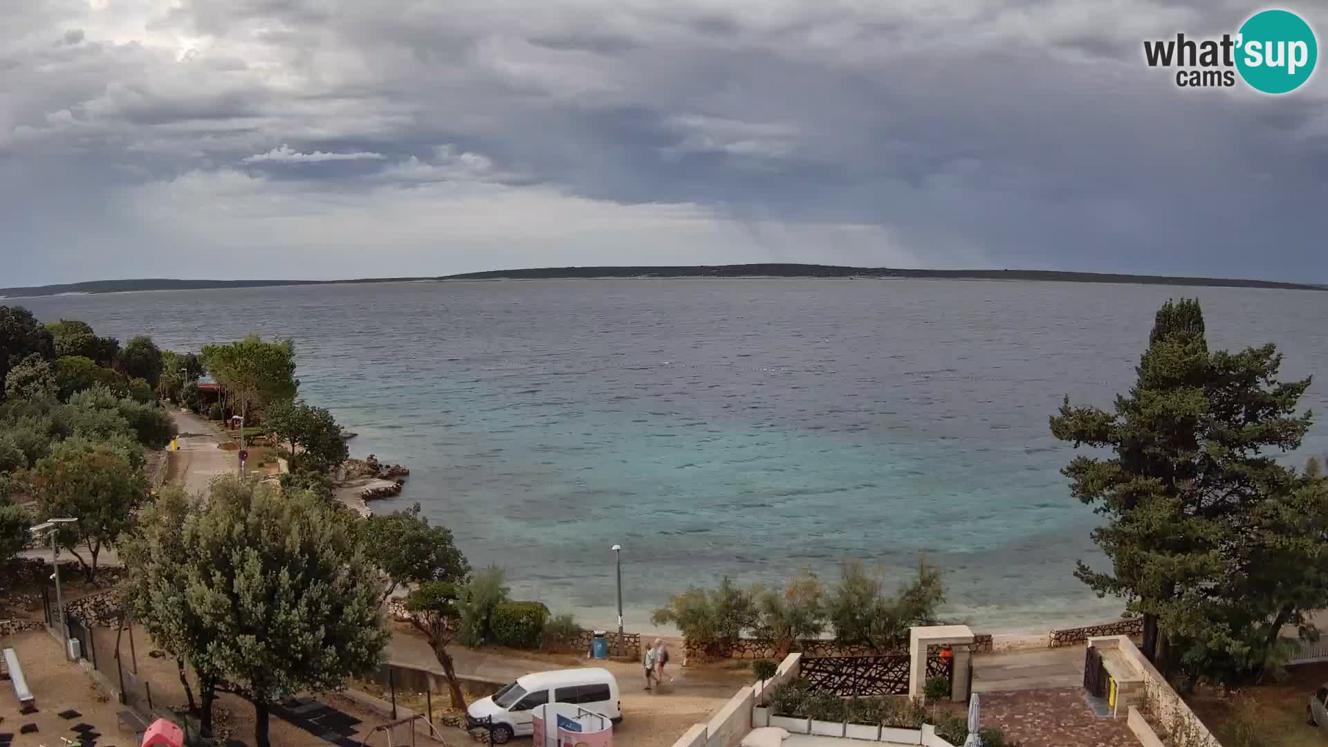 Webcam Plaža Male Mandre – Diretta dalla spiaggia sull’isola di Pag