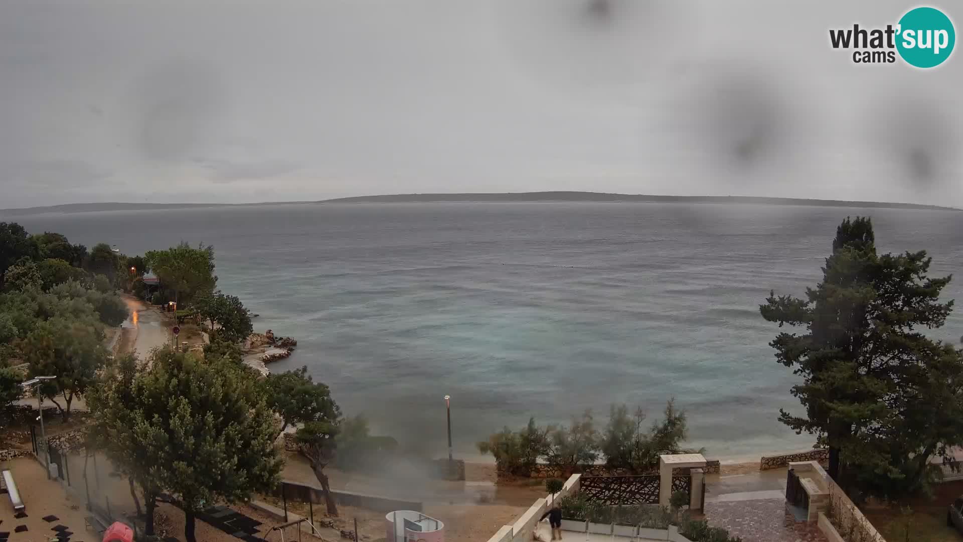 Webcam Strand Male Mandre – Liveblick von der Insel Pag