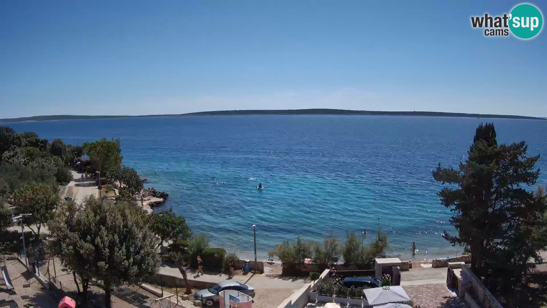 Webcam Playa Male Mandre en directo – Isla de Pag