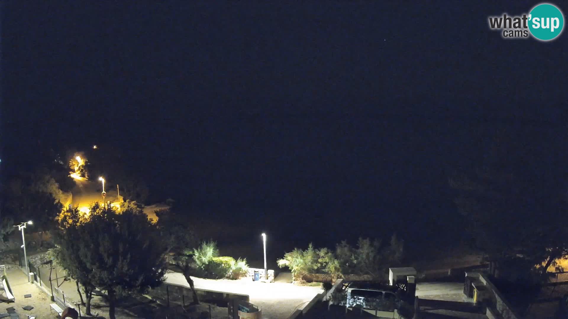 Webcam Strand Male Mandre – Liveblick von der Insel Pag