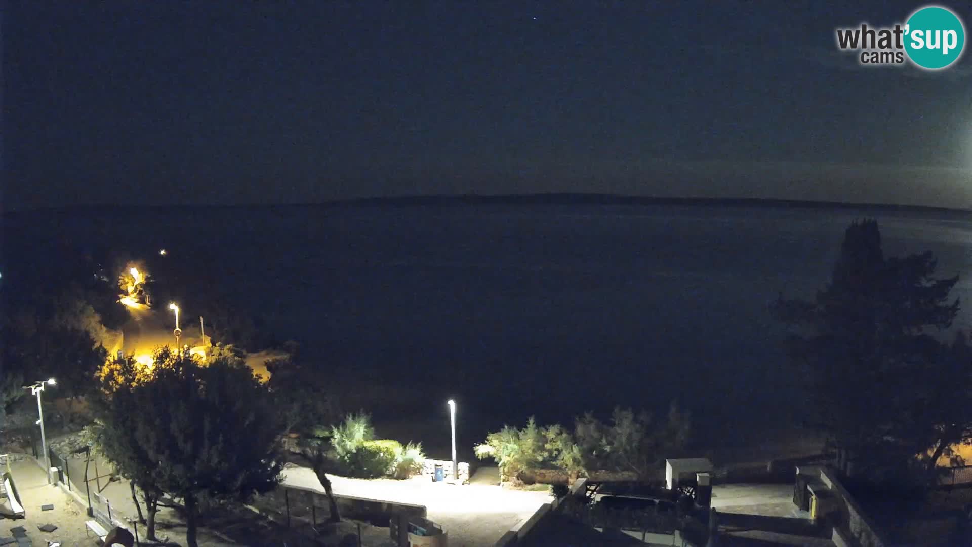 Webcam Strand Male Mandre – Liveblick von der Insel Pag