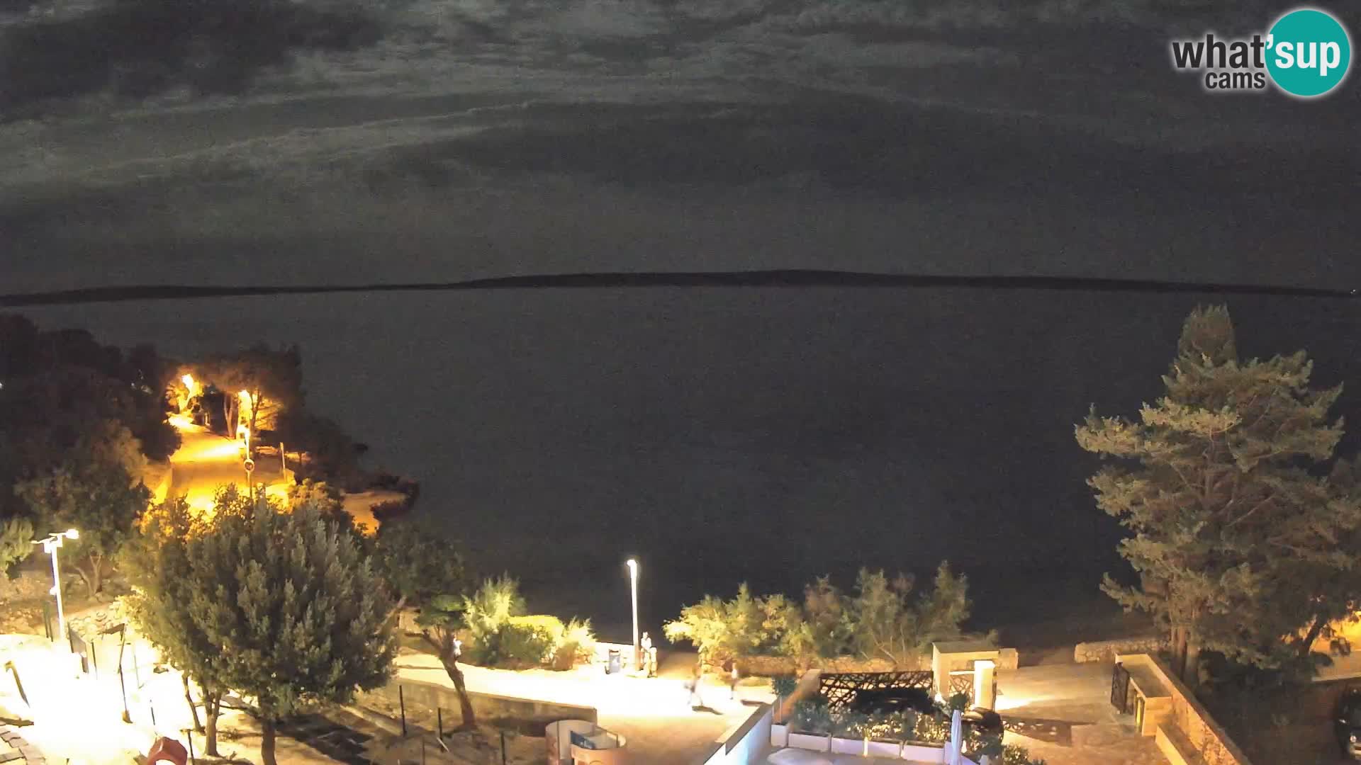 Webcam Strand Male Mandre – Liveblick von der Insel Pag