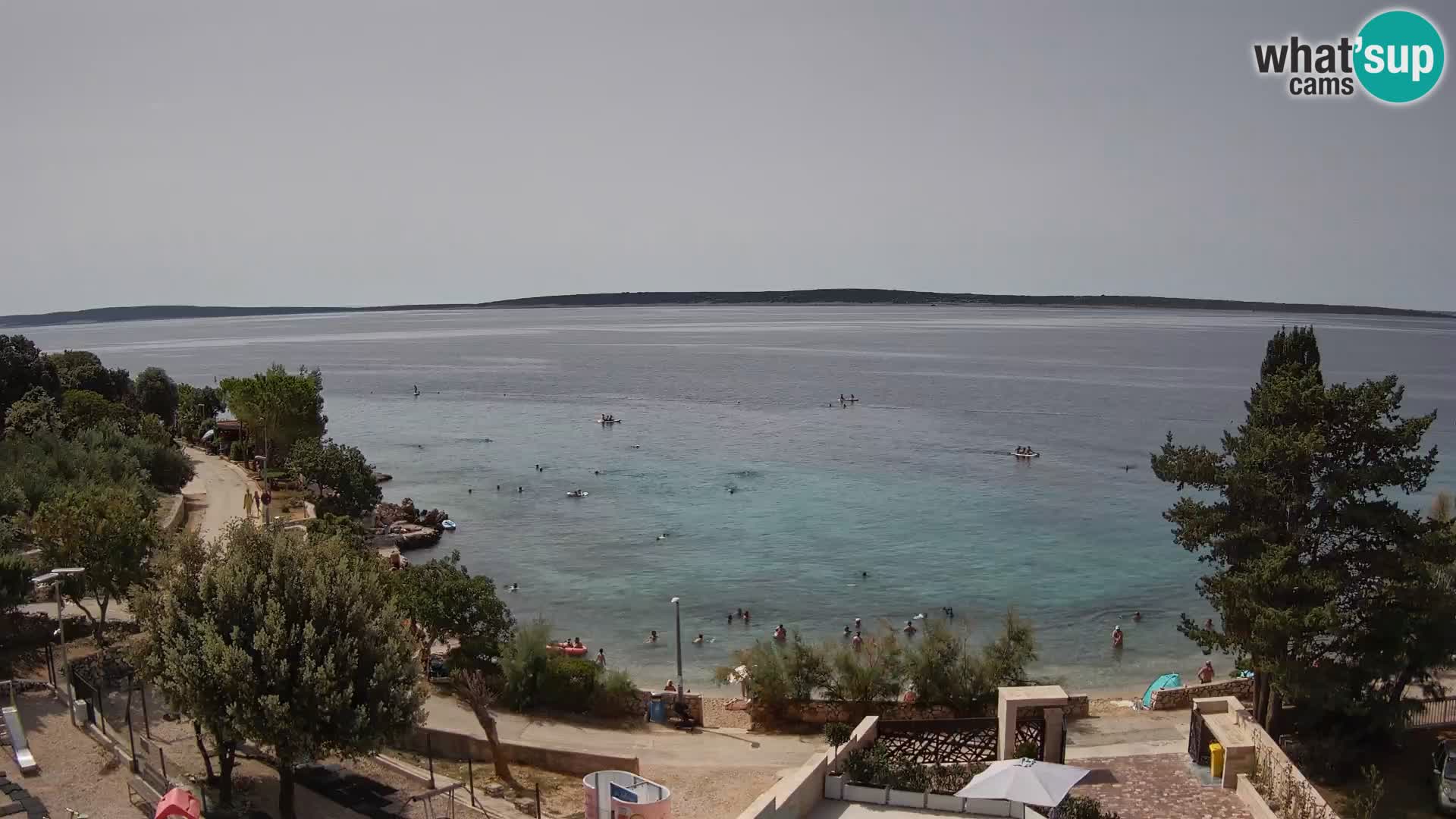 Webcam Playa Male Mandre en directo – Isla de Pag