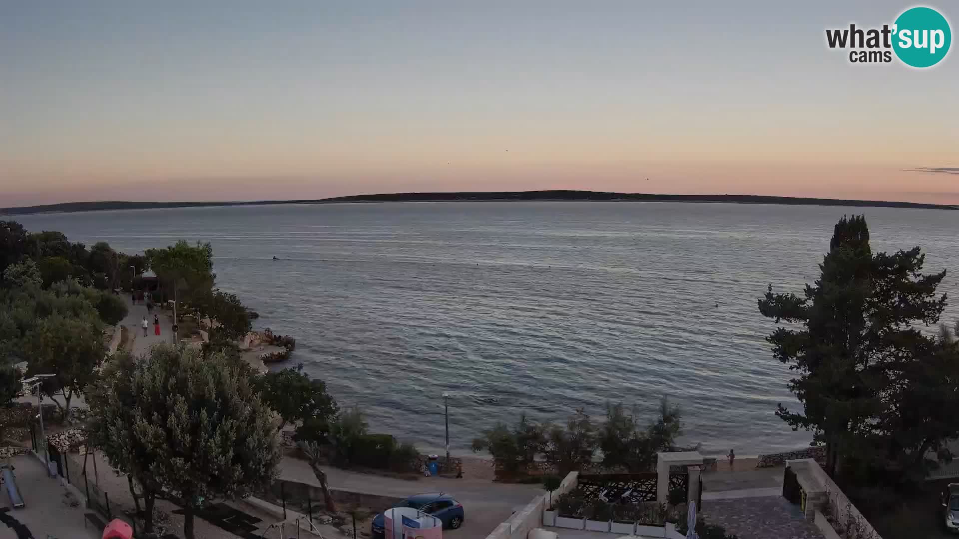 Webcam Plaža Male Mandre – Live View from Pag Island