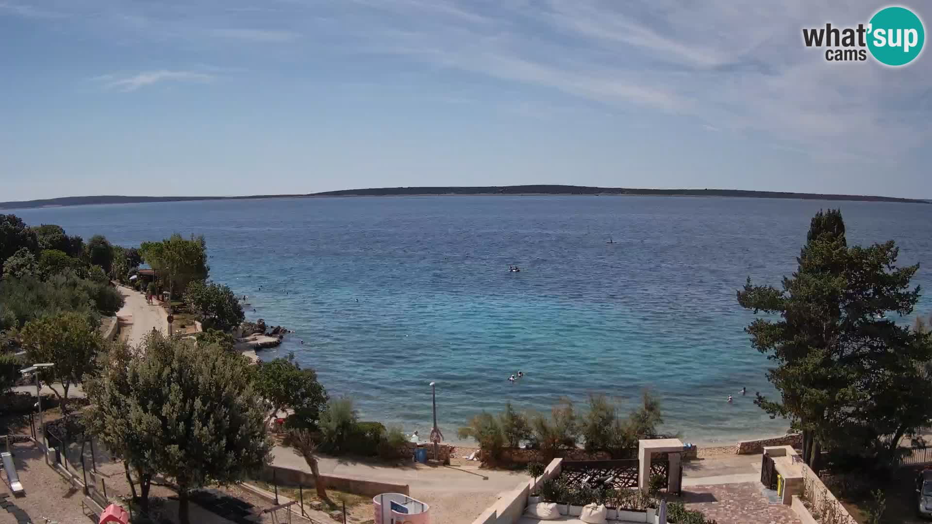 Webcam Playa Male Mandre en directo – Isla de Pag