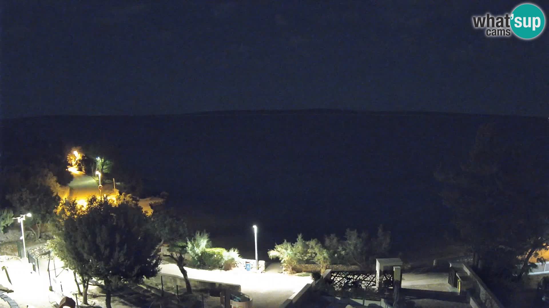 Webcam Strand Male Mandre – Liveblick von der Insel Pag