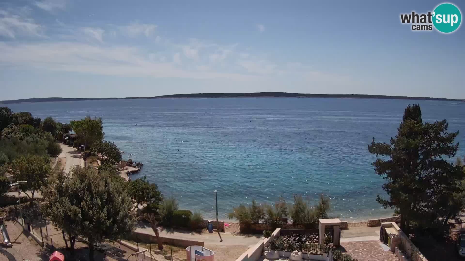 Webcam Playa Male Mandre en directo – Isla de Pag