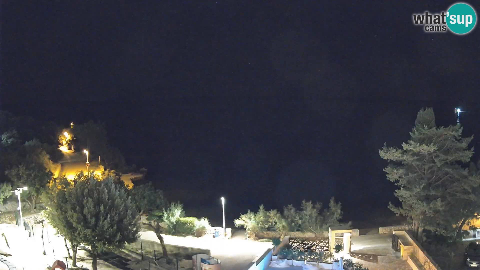 Webcam Plaža Male Mandre – Diretta dalla spiaggia sull’isola di Pag