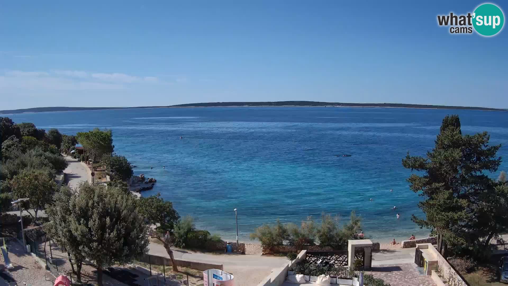 Webcam Playa Male Mandre en directo – Isla de Pag