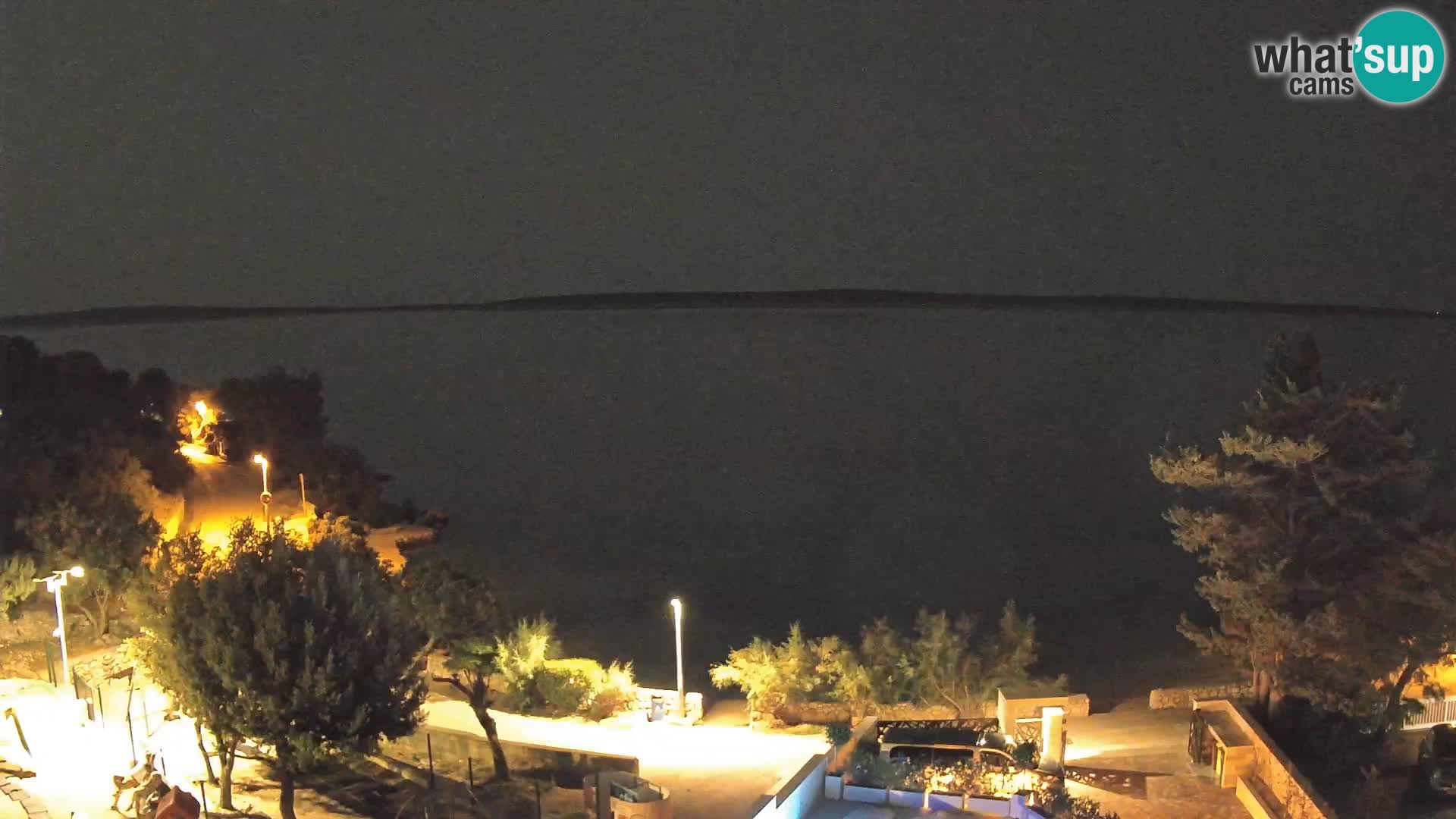 Webcam Strand Male Mandre – Liveblick von der Insel Pag