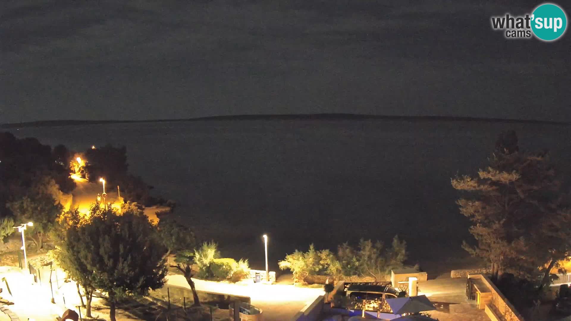 Webcam Strand Male Mandre – Liveblick von der Insel Pag