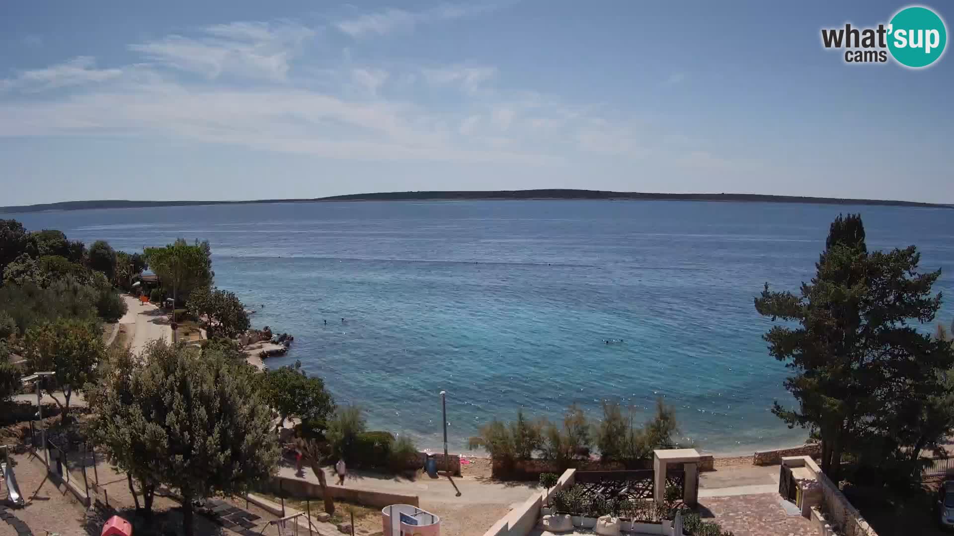 Webcam Playa Male Mandre en directo – Isla de Pag