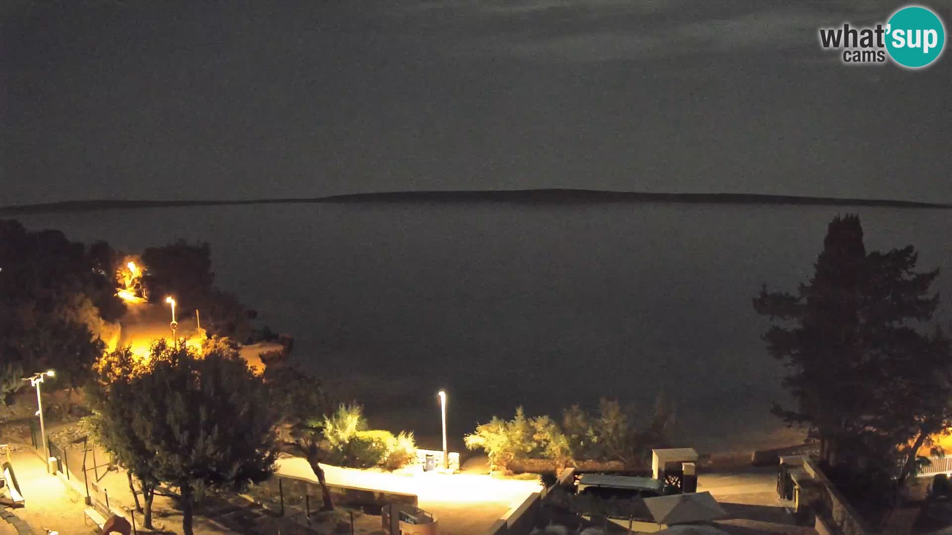 Webcam Plaža Male Mandre – Live View from Pag Island