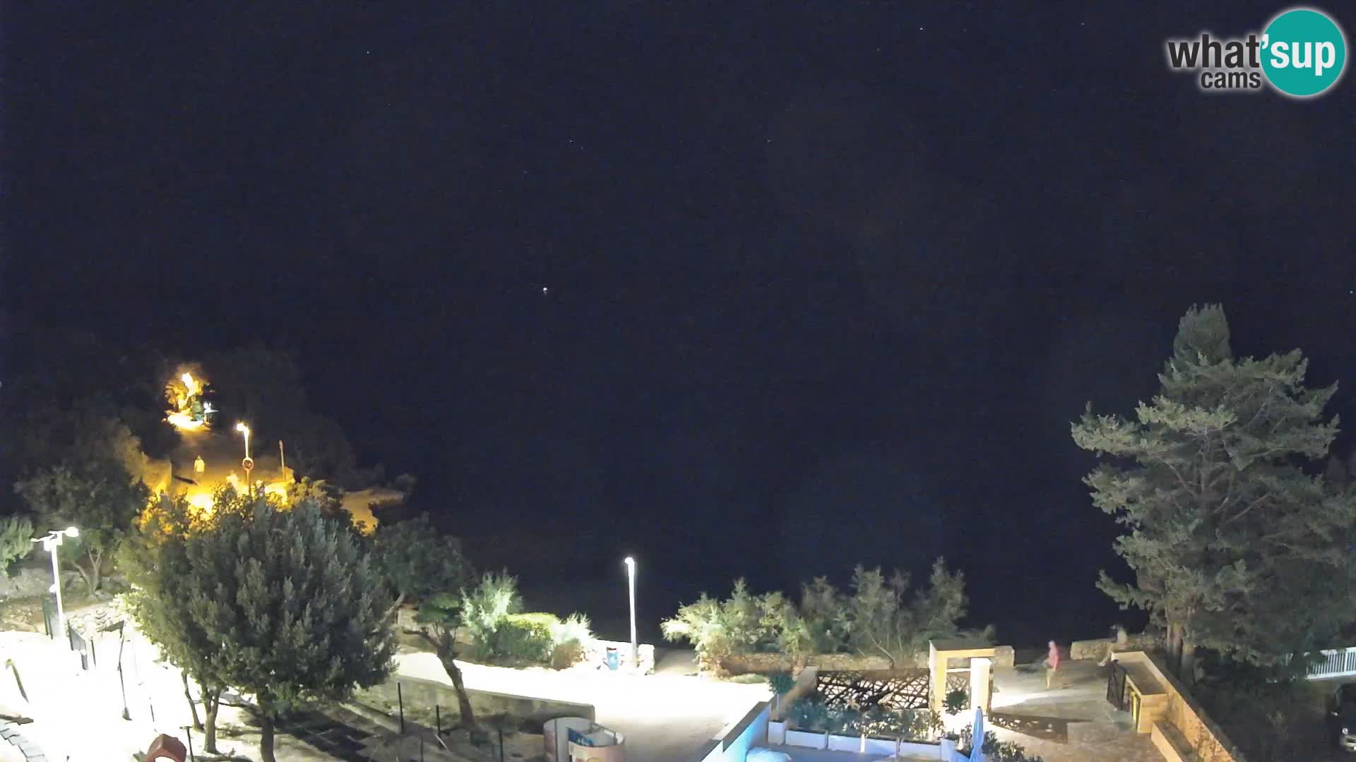 Webcam Plaža Male Mandre – Live View from Pag Island