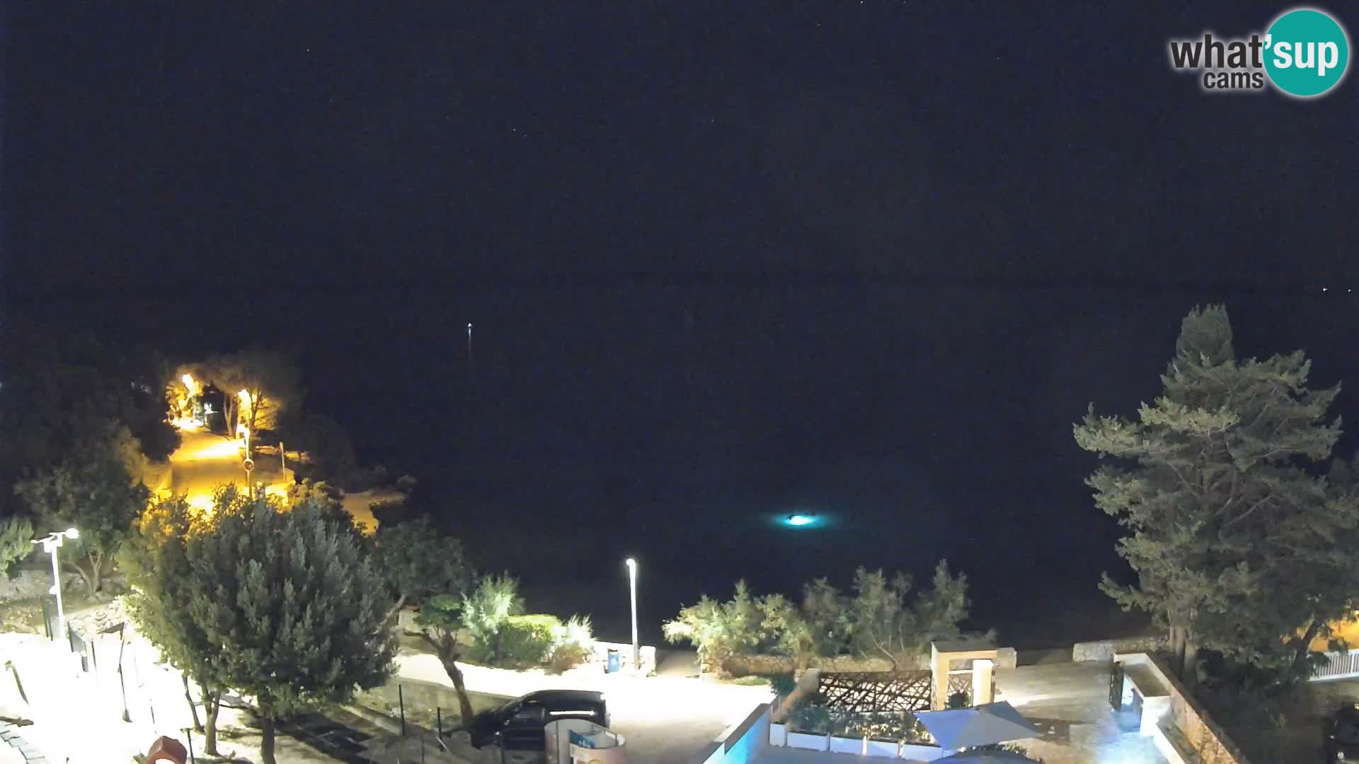 Webcam Plaža Male Mandre – Live View from Pag Island