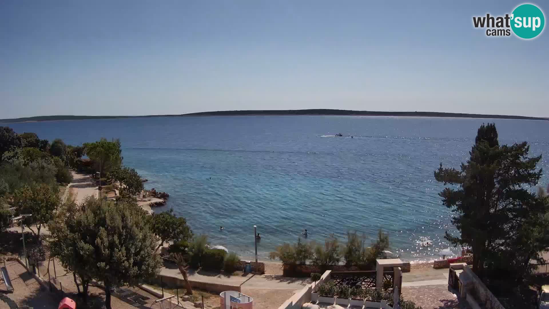 Webcam Playa Male Mandre en directo – Isla de Pag
