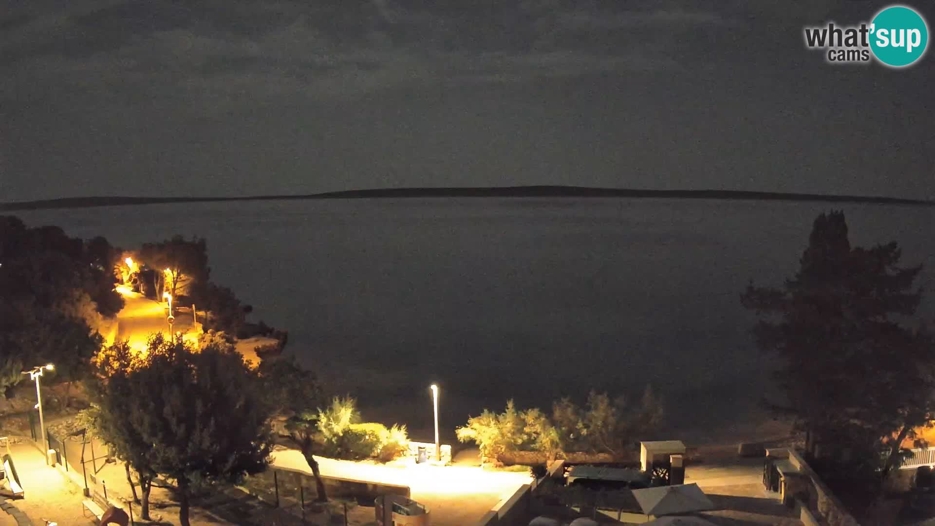 Webcam Plaža Male Mandre – Live View from Pag Island