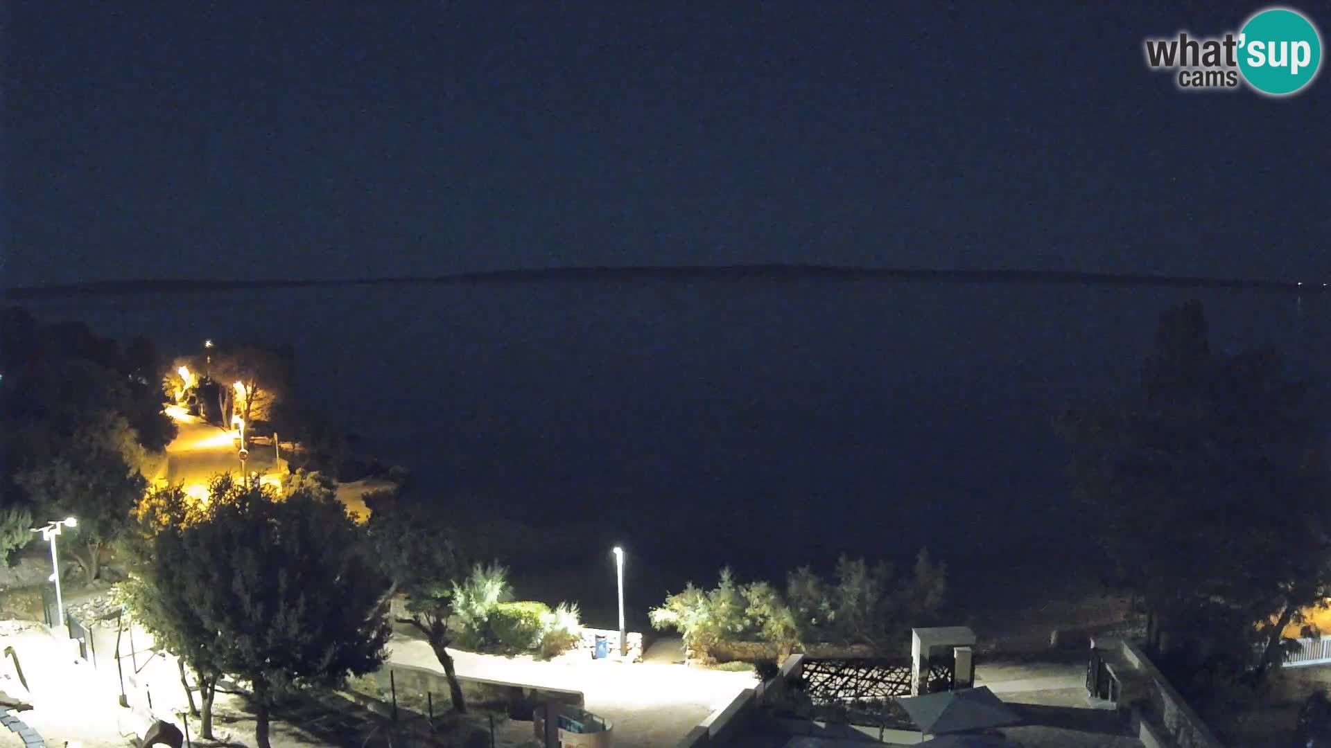 Webcam Strand Male Mandre – Liveblick von der Insel Pag