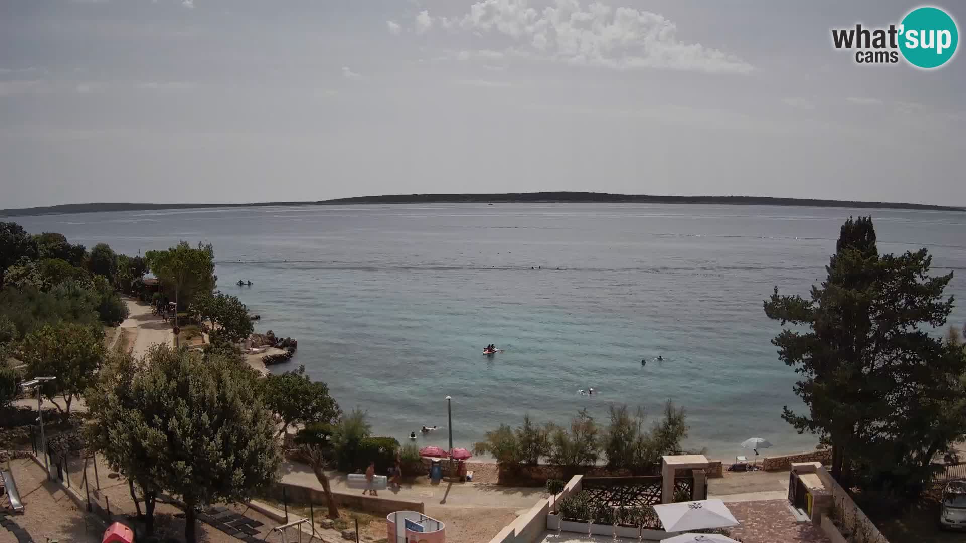 Webcam Playa Male Mandre en directo – Isla de Pag