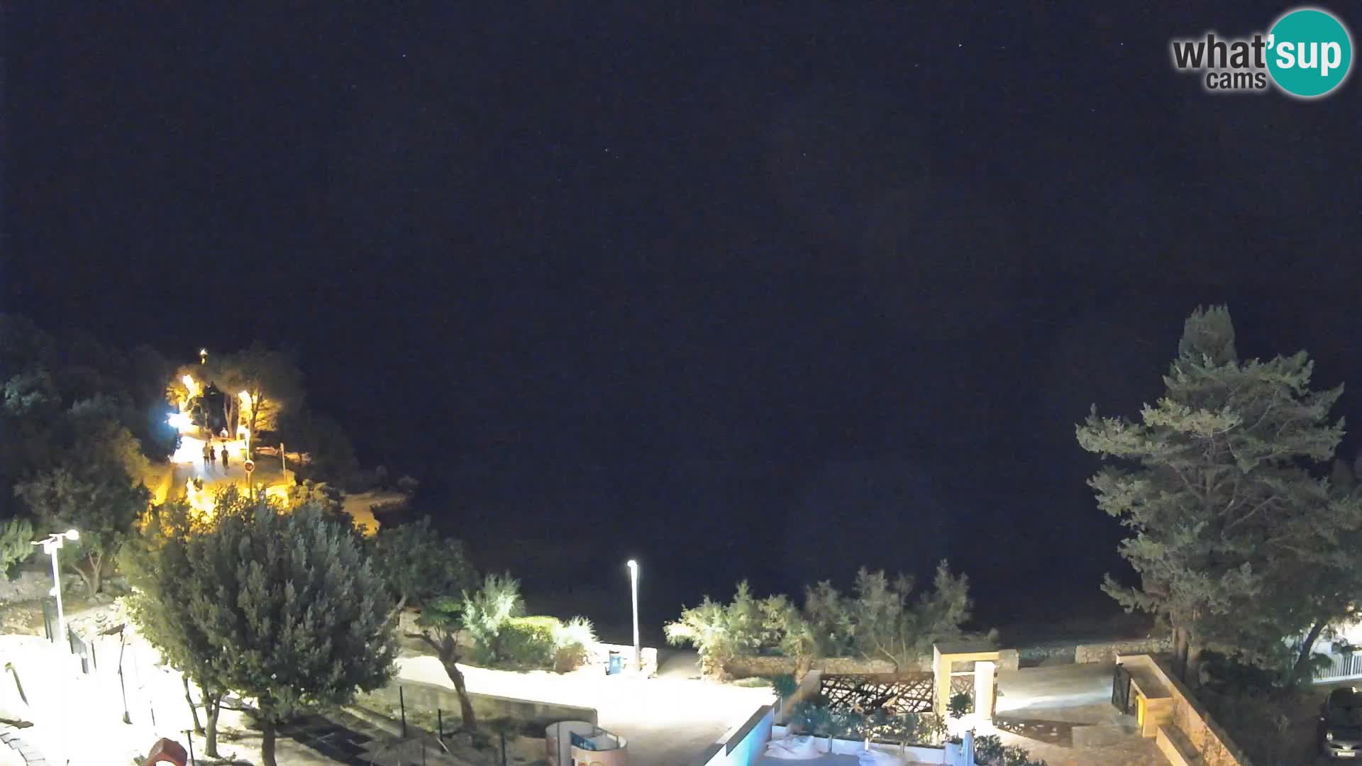 Webcam Plaža Male Mandre – Diretta dalla spiaggia sull’isola di Pag