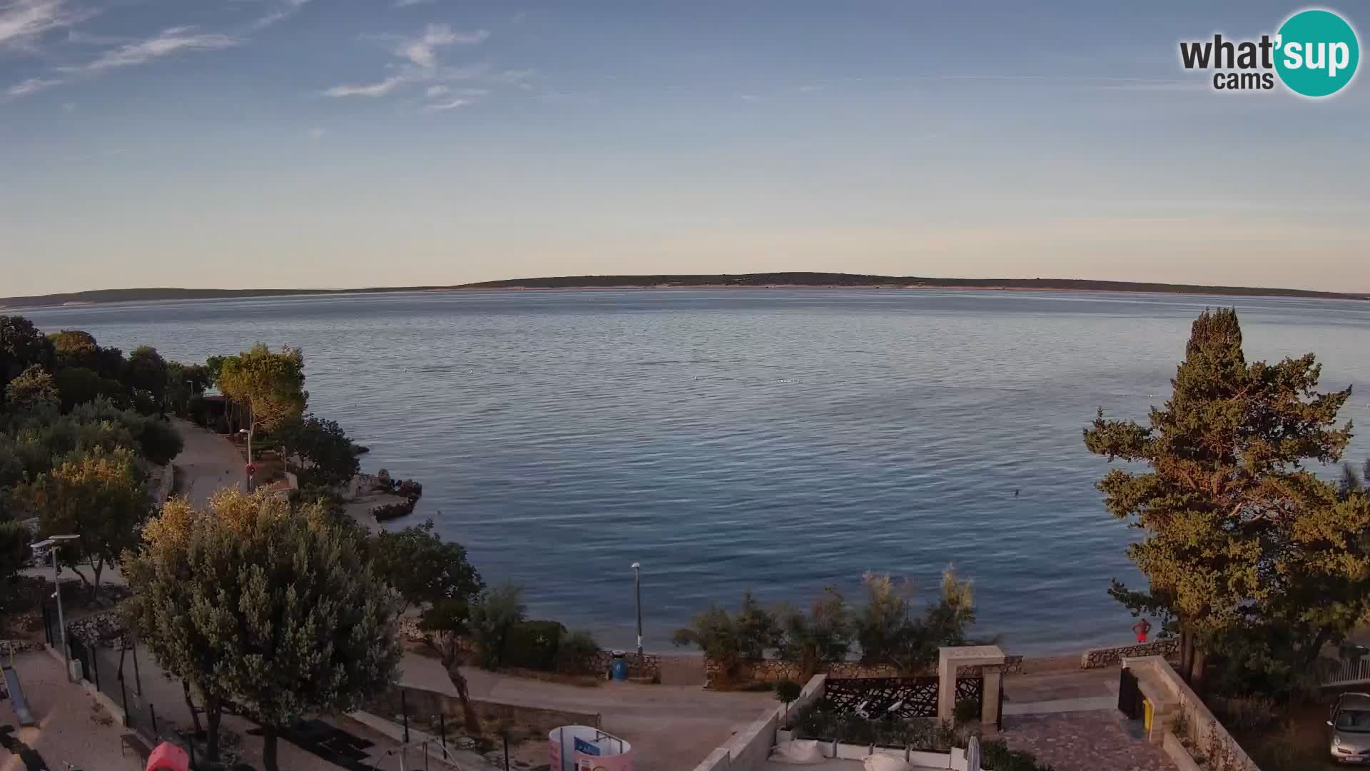 Webcam Plaža Male Mandre – Live View from Pag Island