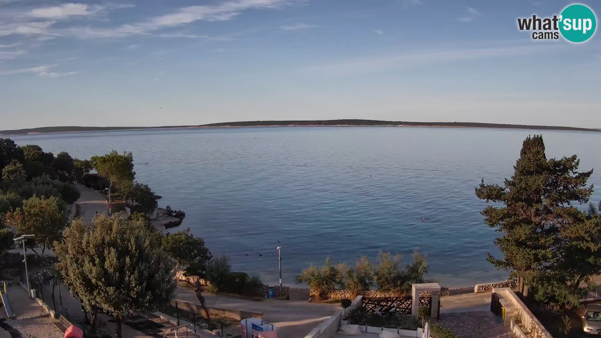 Webcam Playa Male Mandre en directo – Isla de Pag