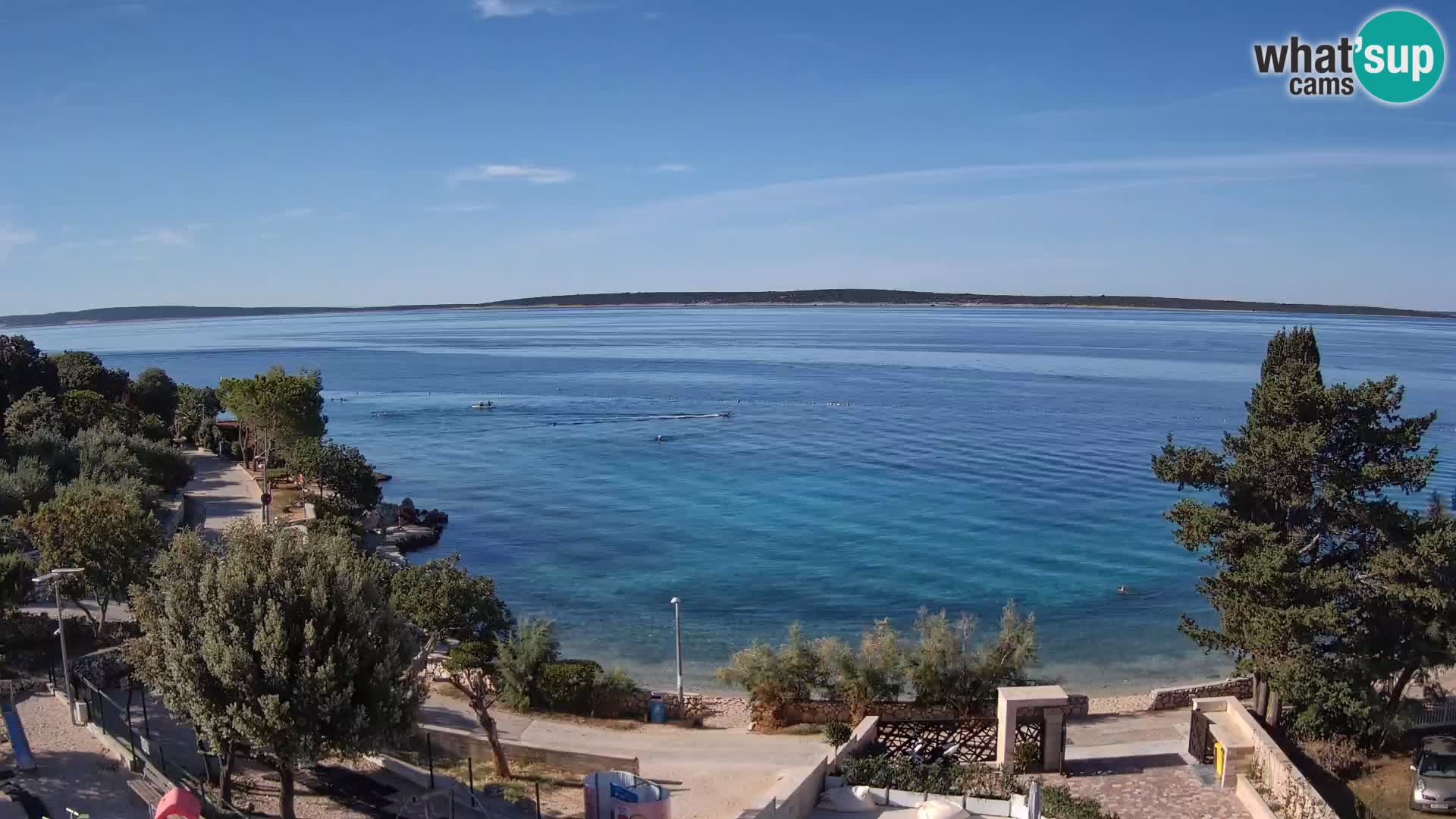 Webcam Playa Male Mandre en directo – Isla de Pag