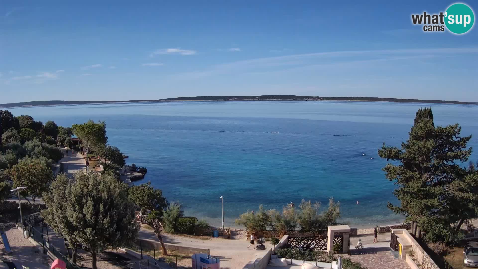 Webcam Playa Male Mandre en directo – Isla de Pag