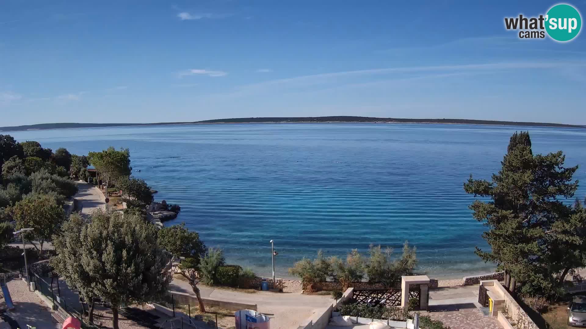 Webcam Playa Male Mandre en directo – Isla de Pag