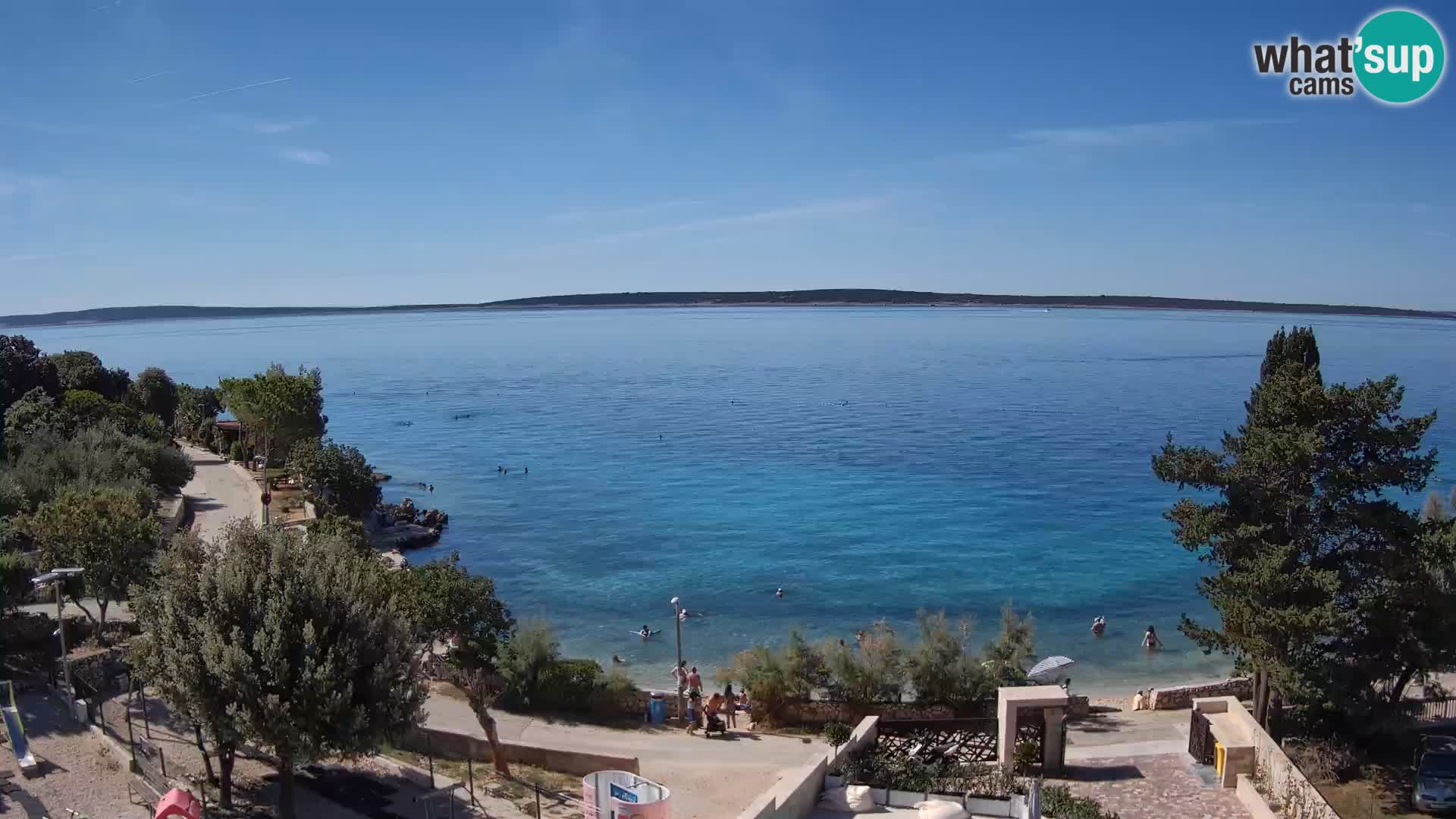 Webcam Playa Male Mandre en directo – Isla de Pag