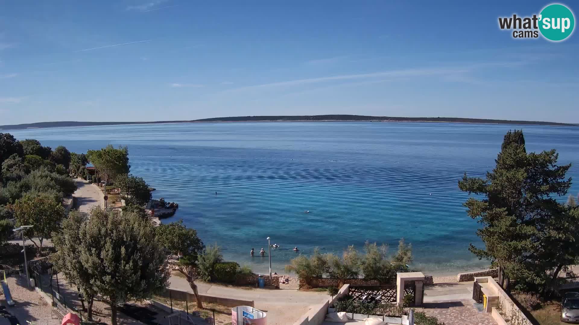 Webcam Playa Male Mandre en directo – Isla de Pag