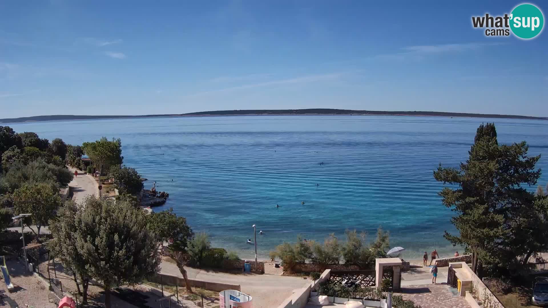 Webcam Playa Male Mandre en directo – Isla de Pag