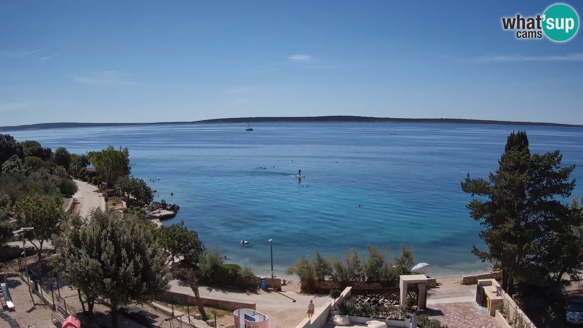 Webcam Playa Male Mandre en directo – Isla de Pag