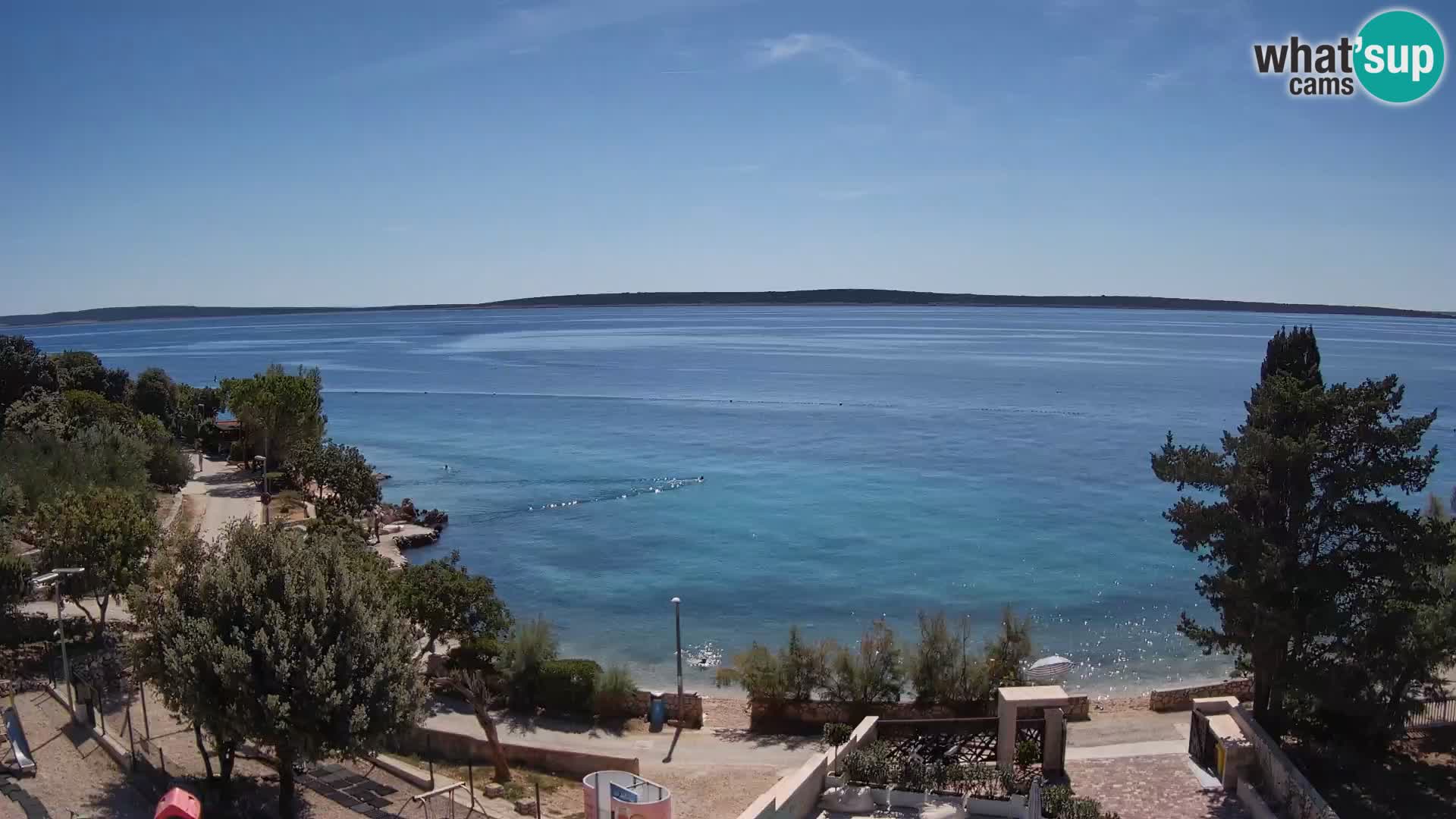 Webcam Playa Male Mandre en directo – Isla de Pag