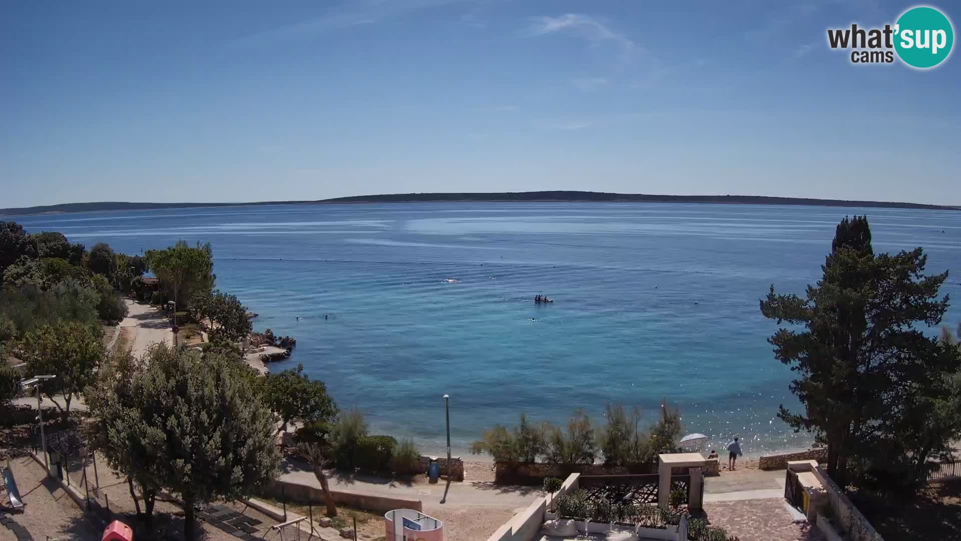 Webcam Playa Male Mandre en directo – Isla de Pag