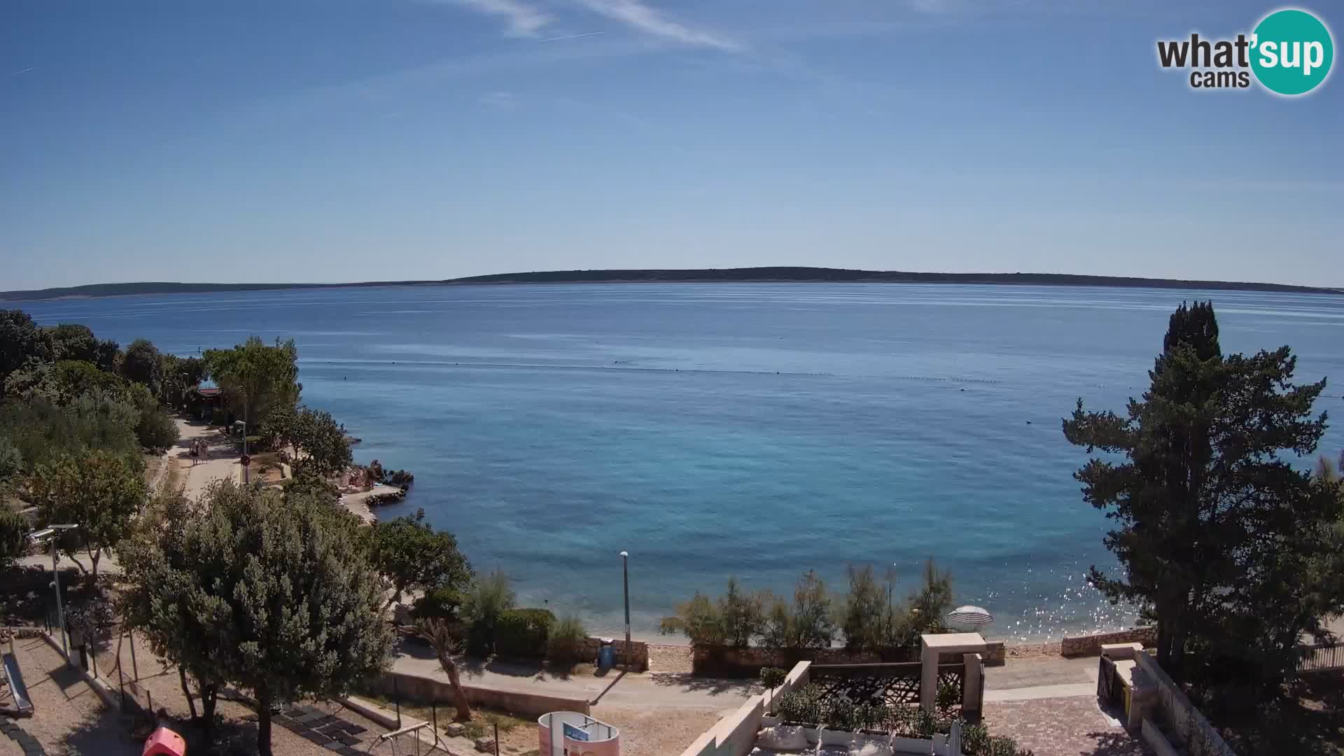 Webcam Playa Male Mandre en directo – Isla de Pag