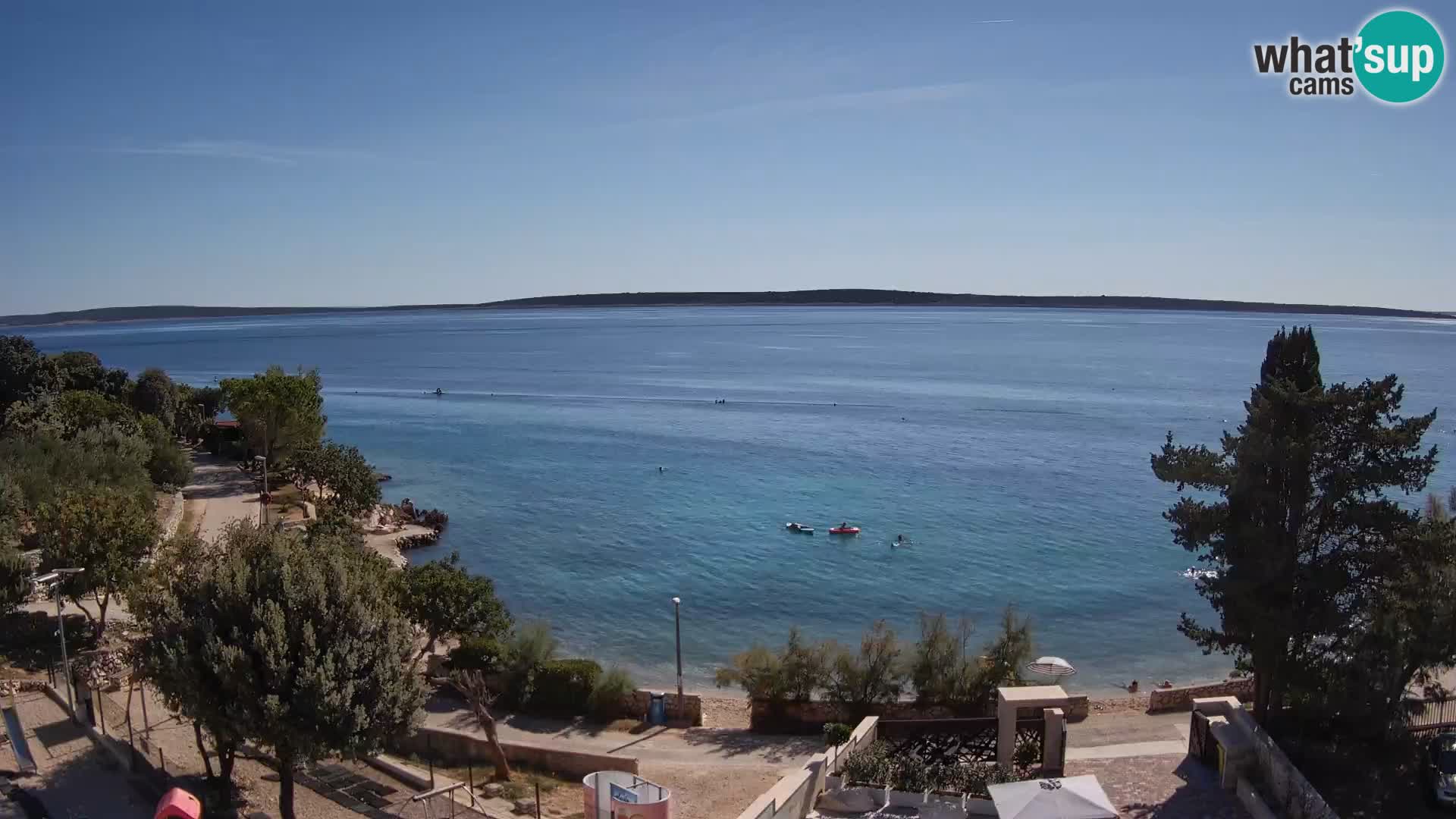 Webcam Playa Male Mandre en directo – Isla de Pag