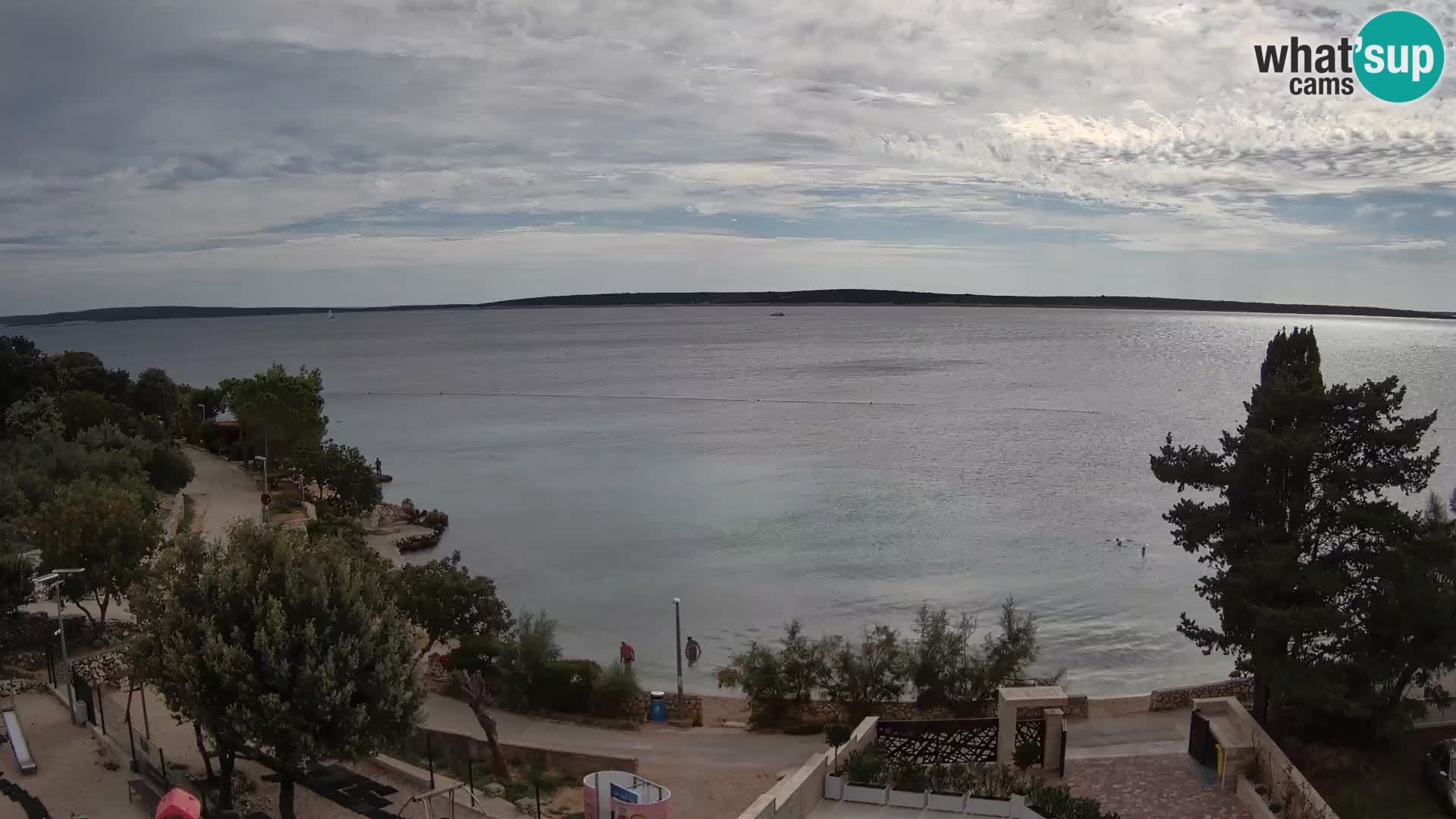 Webcam Plaža Male Mandre – Live View from Pag Island