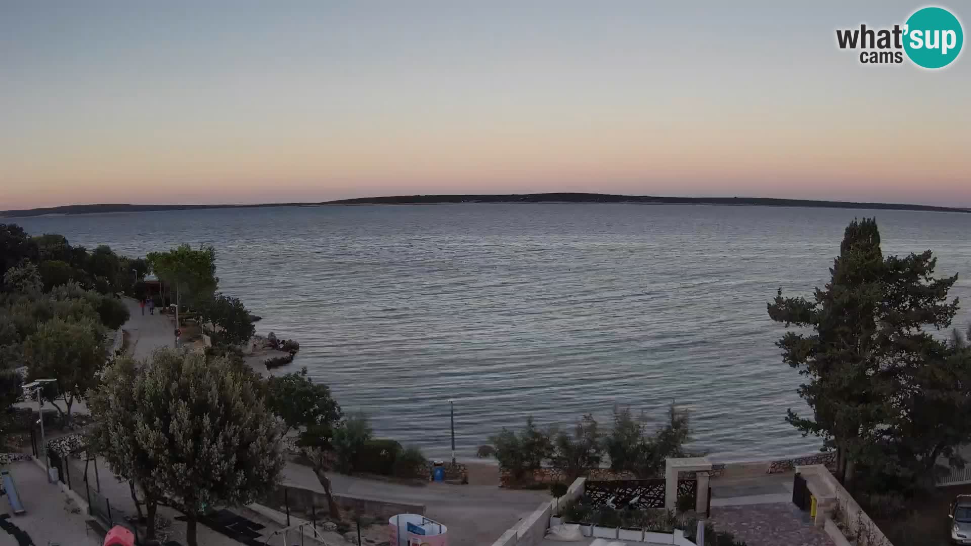 Webcam Plaža Male Mandre – Live View from Pag Island