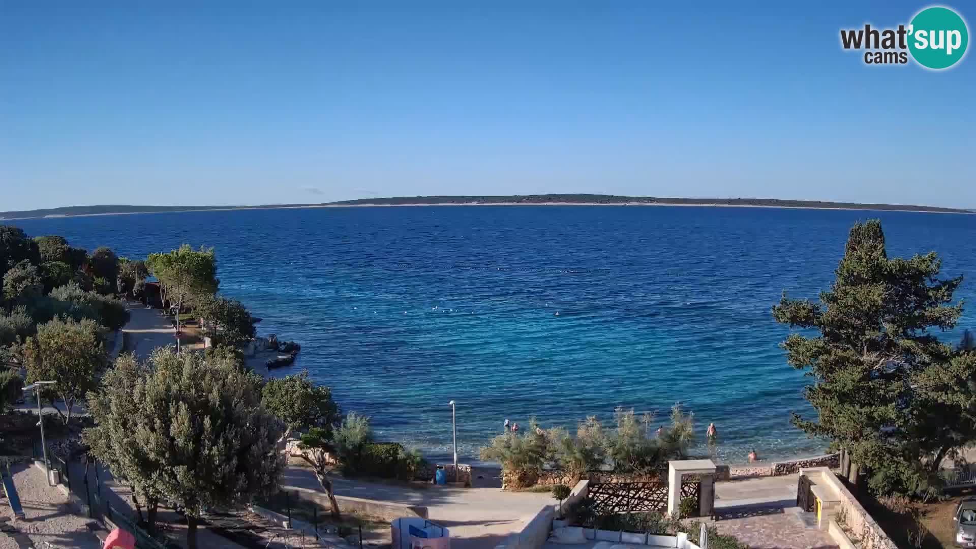 Webcam Playa Male Mandre en directo – Isla de Pag