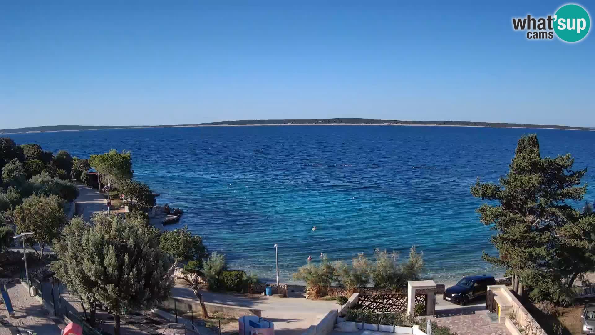 Webcam Playa Male Mandre en directo – Isla de Pag